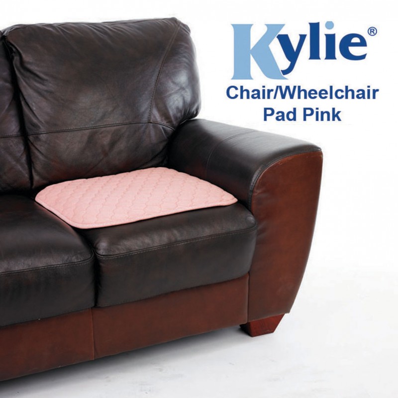 Kylie Chair Pads Pink Or Blue, Pink Leather Chair Cushion